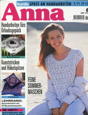 Anna 1995 Juni Lehrgang: Ajourstickerei